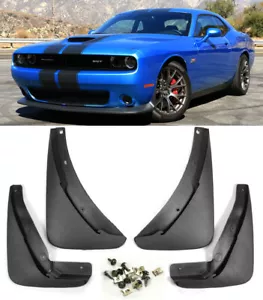 4 Pieces OE Set Front Rear Splash Mud Guards Flap Kit For 15-23 Dodge Challenger - Bild 1 von 1