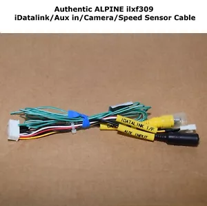 Authentic ALPINE ilxf309 iDatalink/ Aux in/ Camera/ Speed Sensor Cable Harness - Picture 1 of 1
