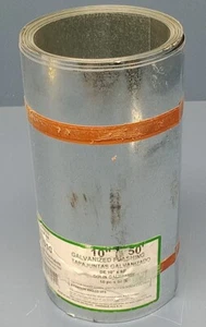 Amerimax Galvanized Steel Roll Valley Flashing Silver 10in x 50ft - Picture 1 of 7