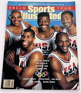 Sports Illustrated 18. Februar 1991 Dream Team Jordan, Barkley, Ewing, Johnson - Bild 1 von 22