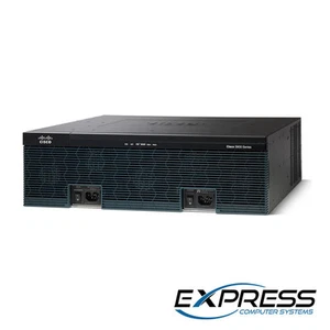 Cisco CISCO3925/K9 + EHWIC-D-8ESG 8 Port Double Wide Gb Ethernet Router - Picture 1 of 1