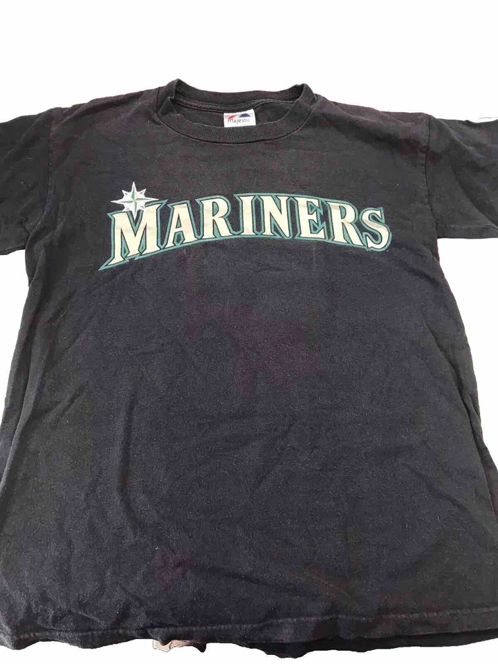 Felix Hernandez Seattle Mariners T Shirt Rare Rookie Year #59 Youth Large Navy - Image 1 of 4