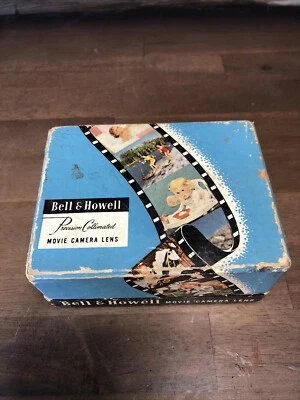 Lente de cámara de película colimada de precisión Bell & Howell de colección 2 1/2 x teleobjetivo con caja Foto 1 de 4