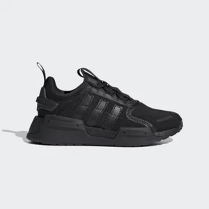 GX5683 Adidas NMD_V3 J 'Triple Black' Jugend Sport Laufschuhe Schwarz - Picture 1 of 8