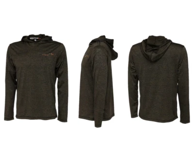 Fighter Stretch Hoodie Gr. S-XXL Burnt Olive Melange Pullover Savage Gear - Bild 1 von 4