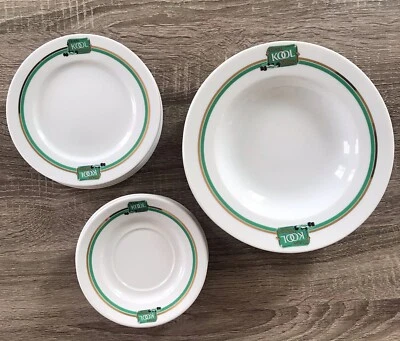 Team Kool Green Racing Cigarettes Dario Franchitti Czech Dish Set- 4 Place Set Foto 1 de 4