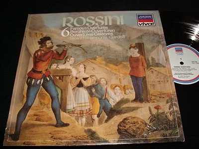 ROSSINI°6 OVERTURES<>GARDELLI<>Lp Vinyl<>Canada Pressing<>LONDON VIV52 - Image 1 of 2