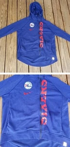 Woman's Medium Nike 76ers Zip-Up Hoodie - Picture 1 of 3