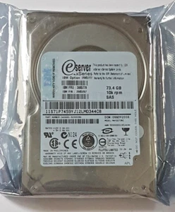 73.4 GB SAS IBM Xseries 26K5777 10000 RPM 8MB HDD 2.5 " Internal Hard Drive New - Picture 1 of 1
