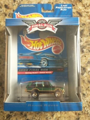 Hot Wheels 1999 Final Run Retiring Model Green Range Rover 1/64 - Image 1 of 3