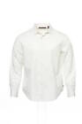 Perry Ellis Męska bawełniana koszula w kropki zapinana na guziki (arge XL, jasnobiała) 80 USD