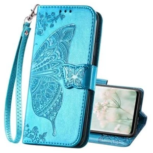 for Motorola Moto Edge 5G 2024 Phone Case Wallet,Women Flip Folio Cover Blue - Picture 1 of 8