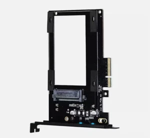 4 Lane U.2 SFF-8639 Adapter PCIe 2.5' SSD PCI-E X16 intel PCIe3.0 GEN3 M-KEY - Picture 1 of 3