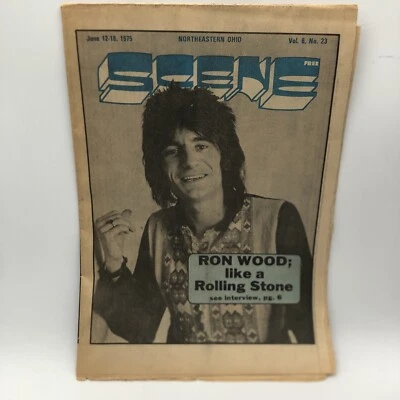 Cleveland Scene Magazine June 12-18, 1975 Vol.6, No.23 RON WOOD / STONES - Image 1 of 4