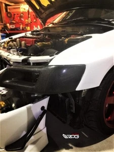 RPG Carbon GTA Headlight Cooling Duct for 03-08 Mitsubishi Evolution Evo 7 8 9 - Picture 1 of 17