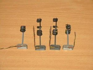 4 x SIGNALE AMPELN H0 BLECH DDR RAR - Bild 1 von 3