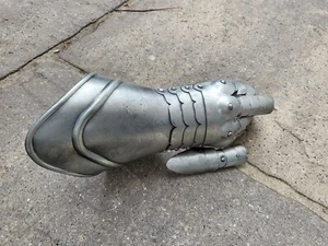 Guante de caballero guante de armadura armadura de caballero portátil para ponerse - Imagen 1 de 6