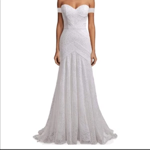 Damen Bohemian Brautkleid Elfenbein Futter Coset Rücken Größe 4 Neu mit Etikett - Bild 1 von 12