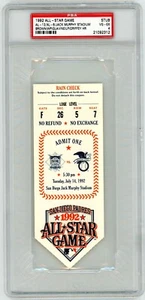 1992 MLB Grandes Ligas béisbol All Star Game Talón de entradas PSA 4 KEN GRIFFEY JR HR - Imagen 1 de 2