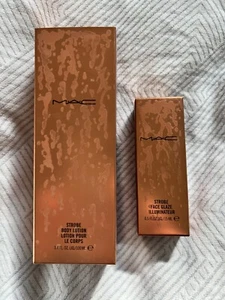 NEW MAC Cosmetics Strobe Face Glaze Let’s Make Waves & Body Lotion Bronzelite - Picture 1 of 8