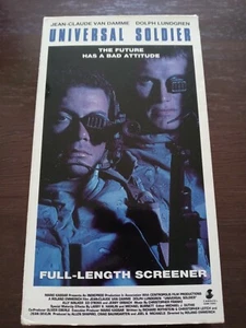 Universal Soldier (1992) - VHS Screener - RARE - Picture 1 of 3