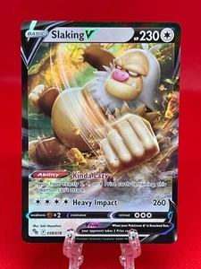 2X Pokemon TCG Slaking V 058/078 Ultra Rare Pokemon GO! English 2022 NM - Picture 1 of 2