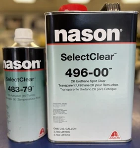 NASON SelectClear Kit 496-00 activator 483-79 Urethane Spot Clear Transparent - Picture 1 of 4