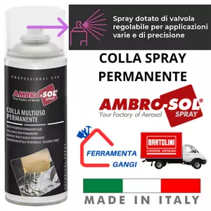 Colla Spray Multiuso per Cielo Auto-Tessuti-Gomma-Legno-Pannelli Fonoassorbenti - Foto 1 di 1