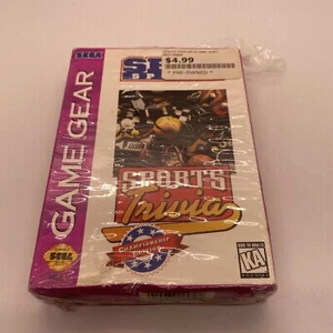 Sports Trivia: Championship Edition (Sega Game Gear, 1995) Tested - Picture 1 of 8
