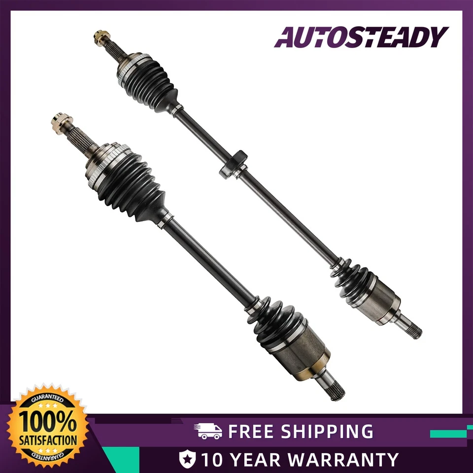 Pair Front CV Axle for 1997 1998 1999 2000 Honda Civic Acura EL Assembly - Image 1 of 4