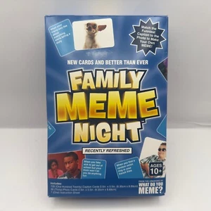 Family Meme Night Recientemente Actualizado 2022 Edades 10+ 150 Tarjetas Completas - Imagen 1 de 5