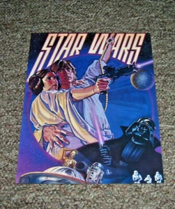 STAR WARS XLARGE POST CARD VF/NM 1993 8" x 10" post cards - Picture 1 of 6