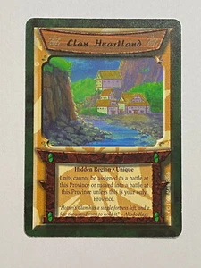CLAN HEARTLAND-LEGEND OF THE FIVE RINGS CCG(L5R)-CRIMSON AND JADE-1997 - Picture 1 of 1