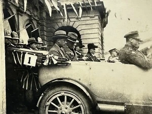 Vintage Photo Ballarat Victoria Australia Prince Of Whales Arriving Car Guards - Picture 1 of 3