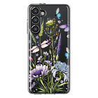 For Samsung Galaxy S23 Shockproof Case Dragonfly Butterflies Flowers
