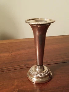 Silver Plated of England Lanthe Candle Stick Holder or Vase w/ Removable Top  - Picture 1 of 8