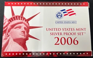 2006-S United States US Mint Silver Proof Set W/ Box & COA - Picture 1 of 6
