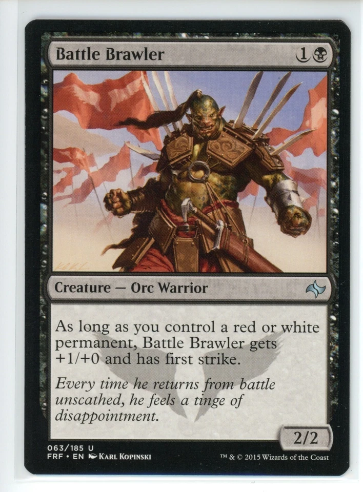 BATTLE BRAWLER Fate Reforged #63 FRF(LP)(MTG) - Image 1 of 1