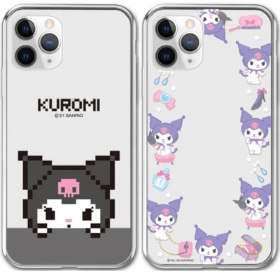 Kuromi Collection Clear Jelly Case for iPhone X XS XS Max XR 7/8/SE2/SE3 7/8 + - Image 1 of 4
