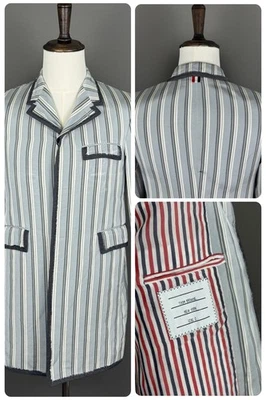 SAMPLE Not For Sale  Silk Blend Thom Browne Overcoat 100% Authentic - Image 1 of 4
