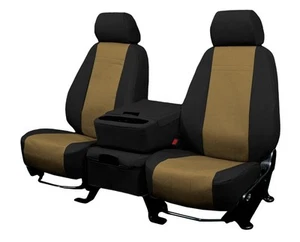 CalTrend Car Seat Covers Fit Ford F-250-550 1998-2002 Beige DuraPlus Custom - Picture 1 of 4