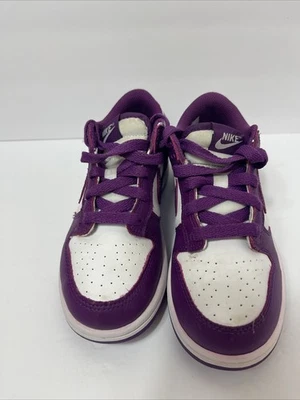 NIKE YOUTH Dunk low viotech blanco fb9109-110 talla 1y Foto 1 de 4