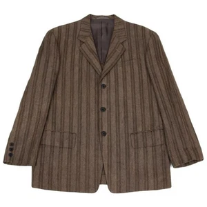 Y's for men Linen Stripe Jacket Size M(K-159875) - Picture 1 of 12