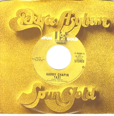 Harry Chapin:  TAXI /  WOLD  ..  STEREO 45 RPM 9410 - Image 1 of 3