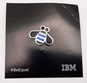 IBM Promotional Lapel Pin Badge Bee Be Equal #BeEqual 1" - Picture 1 of 4