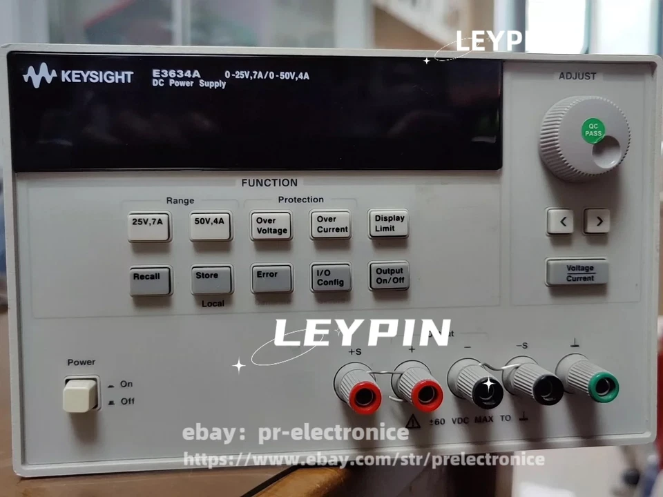 1 PCS Keysight E3634A 200W DC Power Supply 0-25V, 7A / 0-50V, 4A *IW#pr - Image 1 of 4