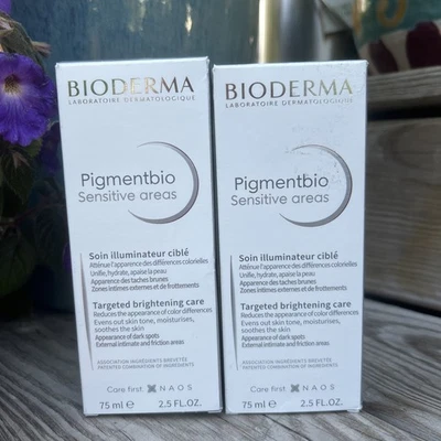 2x Bioderma Pigmentbio Áreas Sensibles 75 ml Aclaramiento de Manchas Oscuras Exp 2/27 Foto 1 de 3