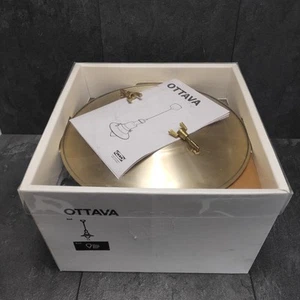  IKEA Ottava Gold Messing Retro Industrial Design Hängeleuchte Deckenlampe Neu - Bild 1 von 3