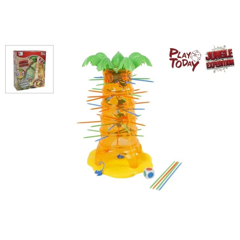 SIVA Jungle Expedition Juego de Mono Cayendo 27 cm Monos Torre Habilidad Niños