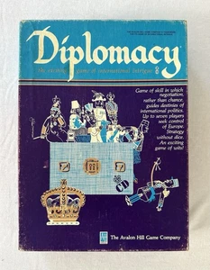 Diplomacy Avalon Hill 1976 Strategy Board Game 100% Complete Plus Extras! - Picture 1 of 10